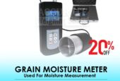 grain moisture analyzer with auto calibration harvesting