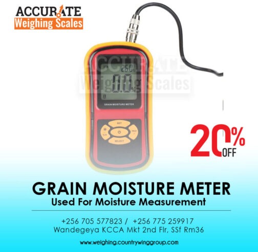 Grain moisture meter for over 8 grain varieties