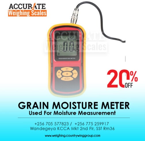 test grain moisture in drying cereal seeds after harvesting