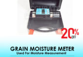 Grain moisture analyzer with auto calibration harvesting