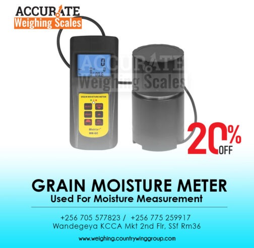 test for moisture in Cocoa, Rice, Maize, beans, sorghum Wood