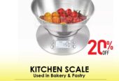 Digital Compact kitchen Scale White colored Wandegeya