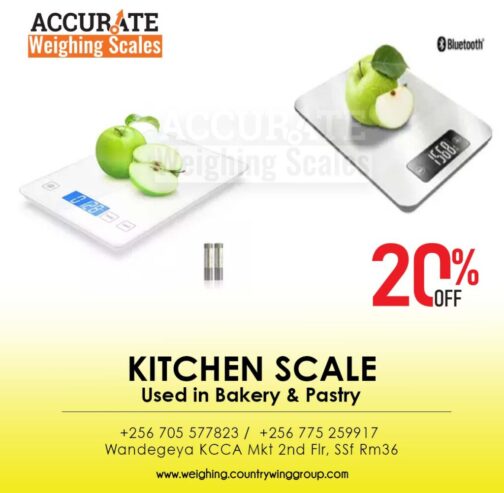 Measuring Kitchen Equipment Digital White Food Scale