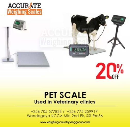 veterinary animal weighing scale with stainless steel cover