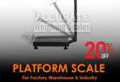 Digital light weight platform weighing scales 100kgs