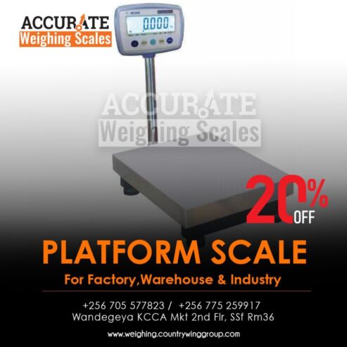 Calibration certified Platform weighing scale supplier