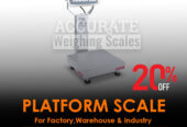 Digital platform weighing scales with easy integration