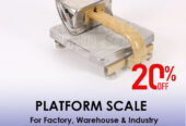 Platform light duty weighing scale with a valid UNBS stamp