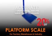 current good industrial light duty platform scale for sale