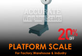 Quality assured mechanical platform weighing scales for sale