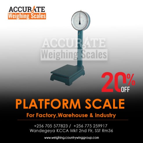 Quality assured mechanical platform weighing scales for sale