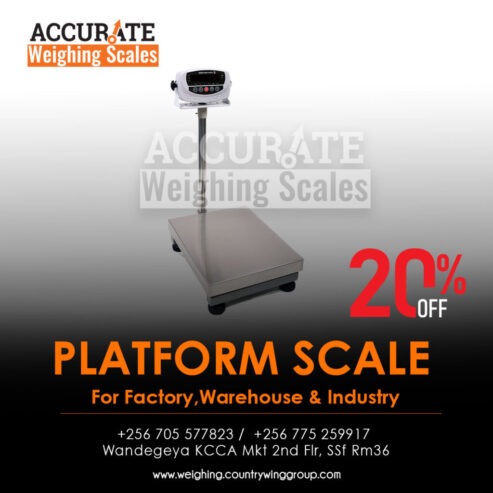 Get light duty platform weighing scales of convenient use