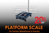 reliable superior designed light duty platform scale