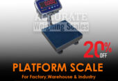 Registered company shop of light duty platform scale