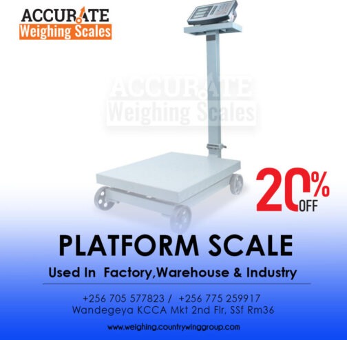 Durable light duty platform weighing scale from USA