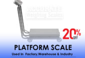 Electronic light duty platform weighing scales in stock