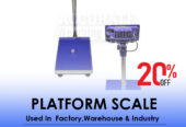 sturdy stainless applicable light duty platform scale