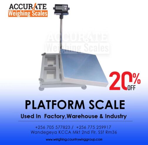 calibrations to light duty platform weighing scale