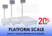 Program your time by purchasing light duty platform weighing