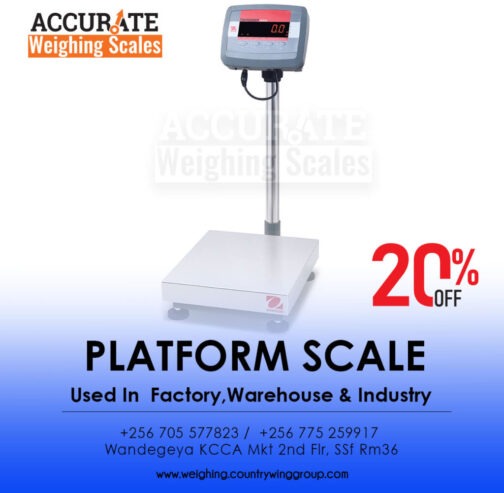 Affordable stainless steel light duty platform scales