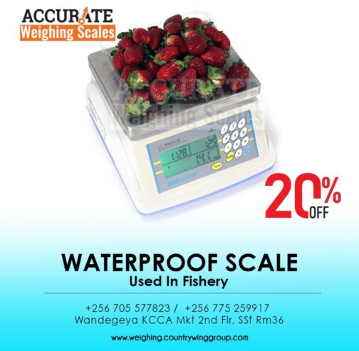 table top weighing scale with optional internal calibration