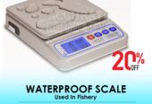 Waterproof weighing scale perfect for fish processing fields