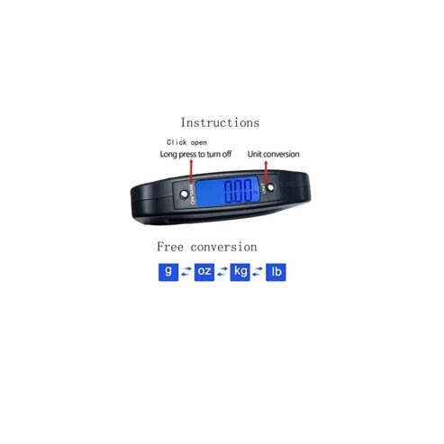 Travel weighing scales with remote control range