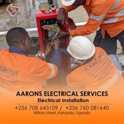 Aarons electrical company in Uganda