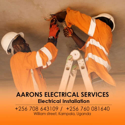 Aarons electrical contracting company in Uganda