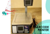 Supermarket barcode printer scale with optional USB