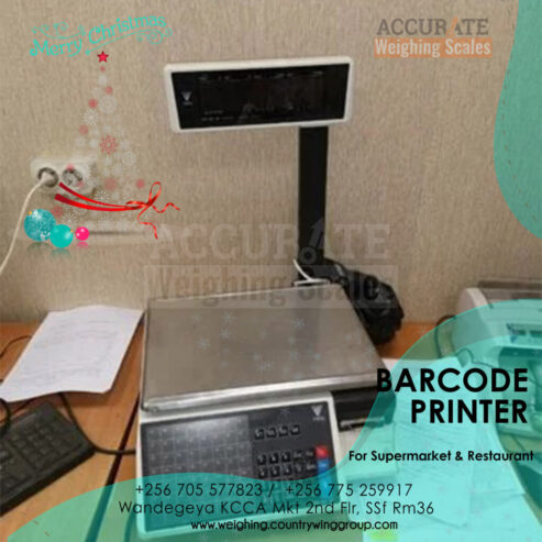 supermarket printer scale with editable barcode formats