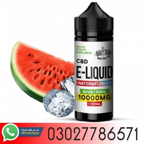 CBD E-Liquid 10000mg Watermelon ICE In Pakistan – 0302778657