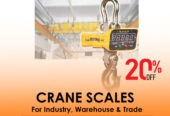 300kg digital crane weighing scale stainless steel hook