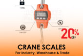 crane weighing cables which can be calibrated with remote