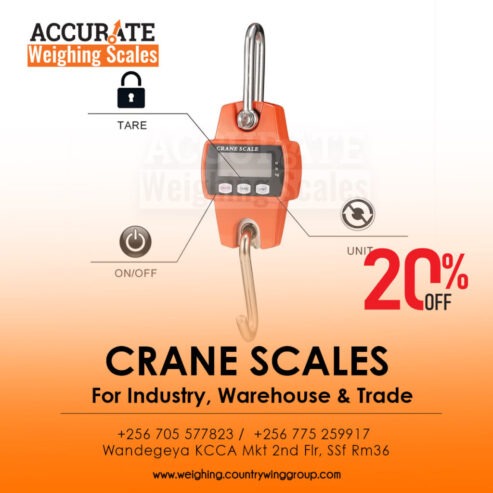 crane weighing cables which can be calibrated with remote