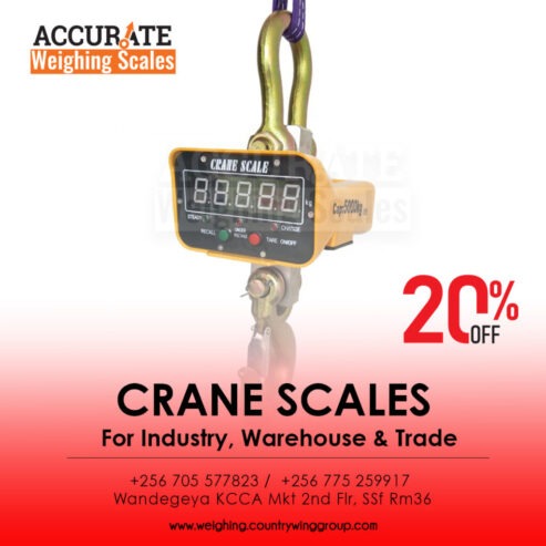 Heavy duty crane weighing scales with Peak hold function