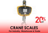 Crane weighing scales of 5g divisions in store at suppliers