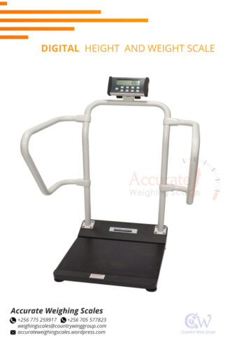 Digital height and weight scale with optional Bluetooth outp