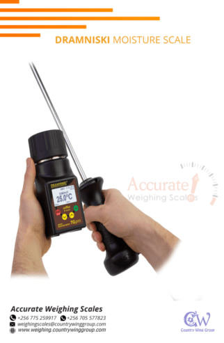 Digital grain moisture meters with double pins for granary