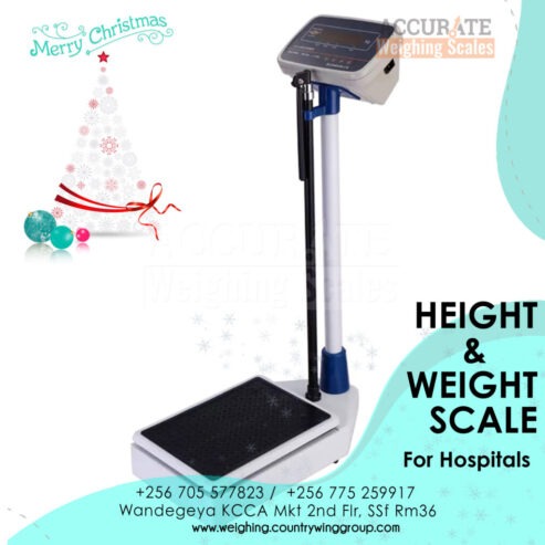 Suitable type weight and height medical scale