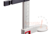 Digital height and weight scale with LCD display indicator