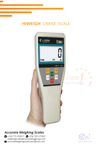 Crane weighing scale calibration with stamp from UNBS