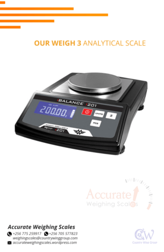 Analytical precision balance with counting functions