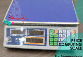 price computing scale with rechargeable 6V battery from sole