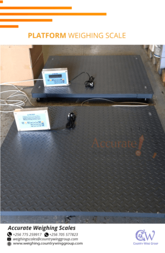 Readability platform weighing scales with operated battery