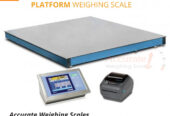 Heavy digital metal industrial platform weighing scales