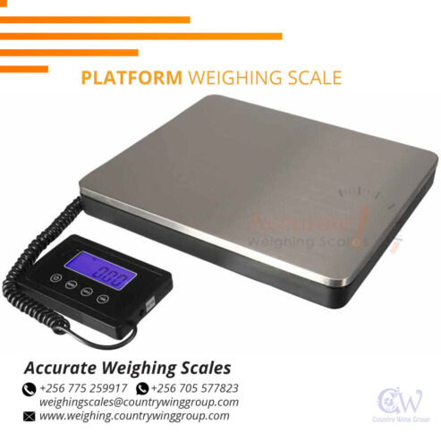 Customized platform scales of various configurations