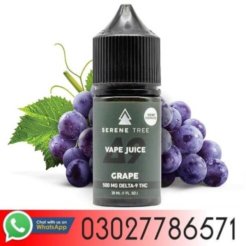 Serene Tree Delta-9 THC Grape Vape Juice In Pakistan – 03027