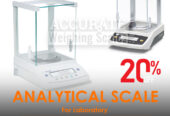 high precision analytical balance of up to 0.001g