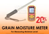 Handheld double pins agricultural moisture meters